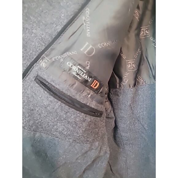 Corneliani ID Gray Wool Cashmere Blazer Sport Coat 44 US / 54 IT EUC - Picture 5 of 16